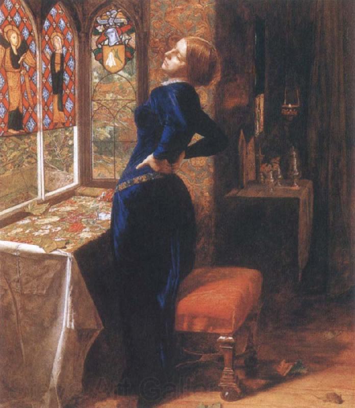 Sir John Everett Millais Mariana Norge oil painting art